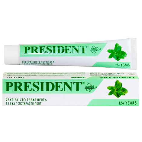 Детская зубная паста PresiDENT 12+ Toothpaste Mint с мятой 50 мл
