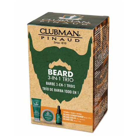 Набор для бороды Clubman Pinaud Beard 3 in 1 Trio