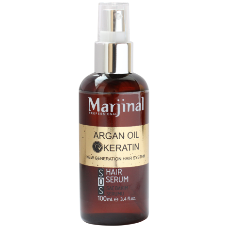 Сыворотка для волос Marjinal с аргановым маслом и кератином 100 мл
