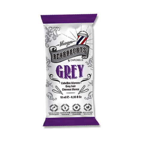 Оттеночный шампунь Beardburys Grey для седых волос 10 мл