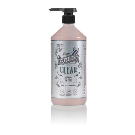 Очищающий шампунь Beardburys Clear для волос склонных к жирности 1000 мл