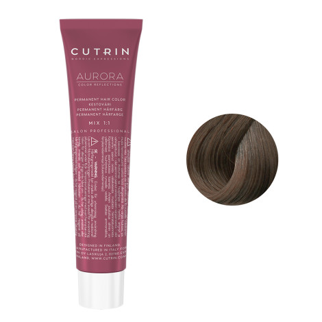Краска для волос Cutrin Aurora Permanent 7.7 кофе 60 мл