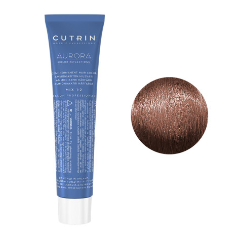 Безаммиачная краска для волос Cutrin Aurora Demi 7.7 кофе 60 мл