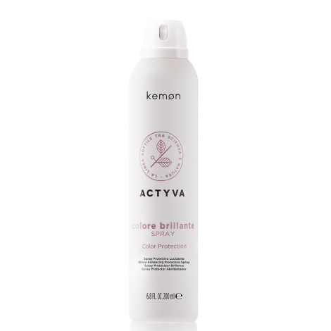 Спрей для придания блеска волосам и защиты их от загрязнений Kemon Actyva Colore Brillante Spray 200 мл