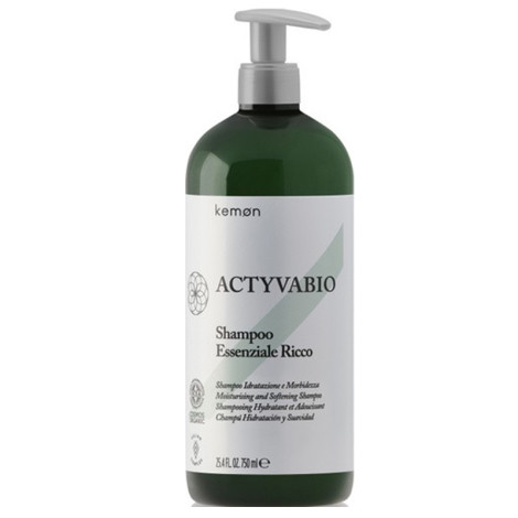 Шампунь для окрашенных и повреждённых волос Kemon ActyvaBIO Shampoo Essenz. Ricco 750 мл