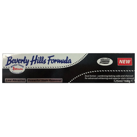 Зубная паста Beverly Hills Formula Natural White Baking soda with Charcoal 125 мл