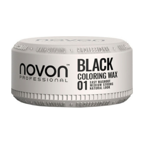 Тонирующий воск для укладки волос Novon Coloring Wax 01 Black 100 мл