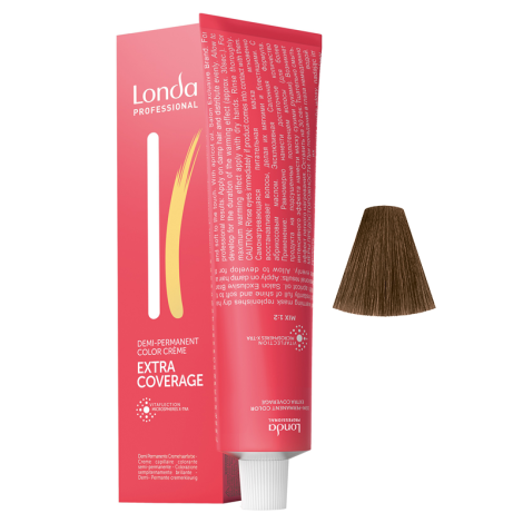 Тонирующая краска для седых волос Londa Professional Demi-Permanent Color Creme Extra Coverage 6/07 60 мл