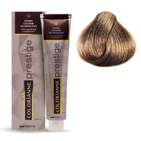 Краска для волос Brelil Colorianne Prestige 7/10 натуральный пепельный блондин 100 мл