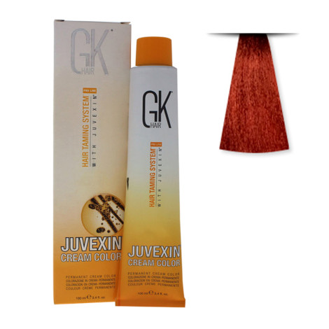 Краска для волос Gkhair Juvexin Cream Color 7.66 Intense Red Blonde 100 мл