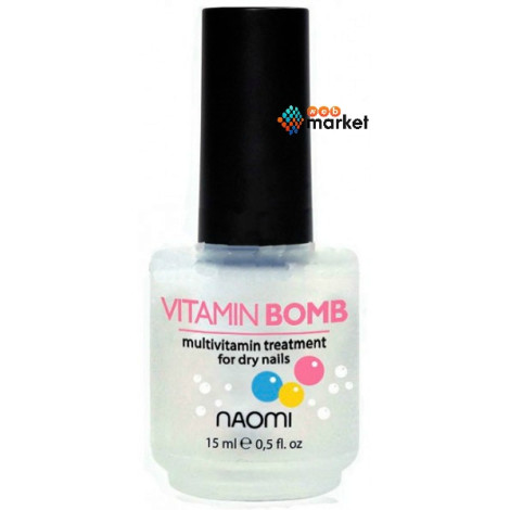 Витаминизированный гель для ногтей Naomi Vitamin Bomb 15 мл