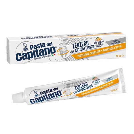 Зубная паста Pasta Del Capitano Zenzero имбирь с антибактериальным эффектом 75 мл