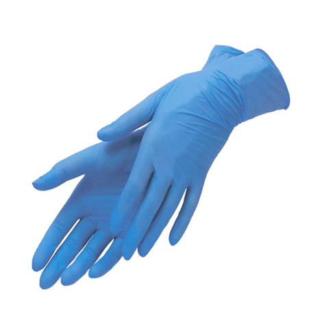 Перчатки Etto нитриловые голубые L 100 шт