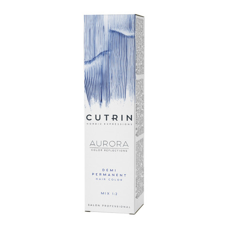 Безаммиачная краска для волос Cutrin Aurora Demi 4.7 черный кофе 60 мл