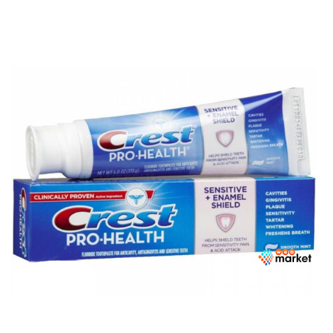 Отбеливающая зубная Crest Pro-Health Sensitive + Enamel Shield Smooth Mint 144 г
