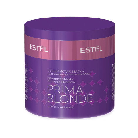 Маска Estel Prima blonde серебристая для холодных оттенков блонд 300 мл