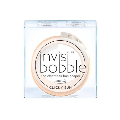 Резинка-браслет для волос Invisibobble Clicky Bun To Be Or Nude
