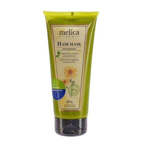 Маска для волос Melica Organic с растительными экстрактами и пантенолом 200 мл