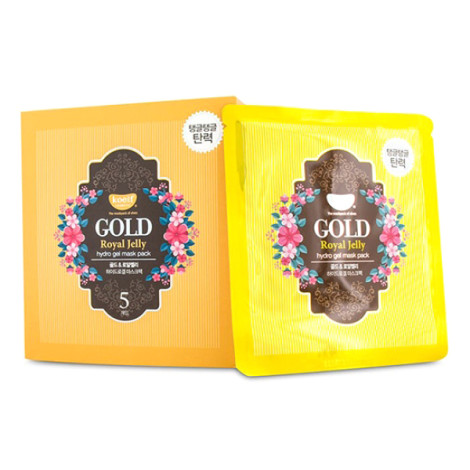 Гидрогелевая маска для лица с золотом Koelf Gold & Royal Jelly Hydro Gel Mask 5х30 г