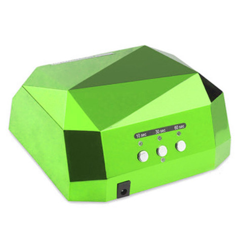 LED + UV лампа для ногтей Simei Diamond Green 36 Вт