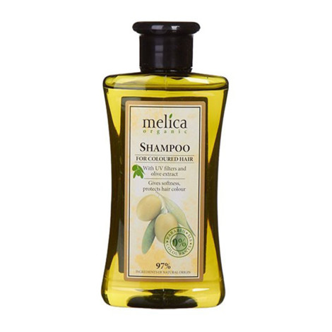 Шампунь Melica Organic с Уф-фильтрами и экстрактом оливок 300 мл