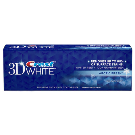 Отбеливающая зубная паста Crest 3D White Arctic Fresh Toothpaste Icy Cool Mint 2х136 г