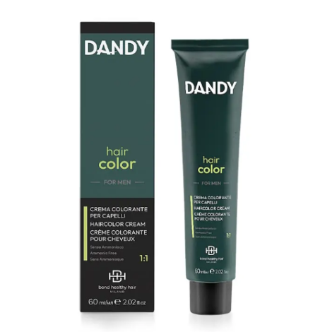 Крем-краска для мужчин Dandy hair color, 60мл №2 темно-коричневый 60 мл
