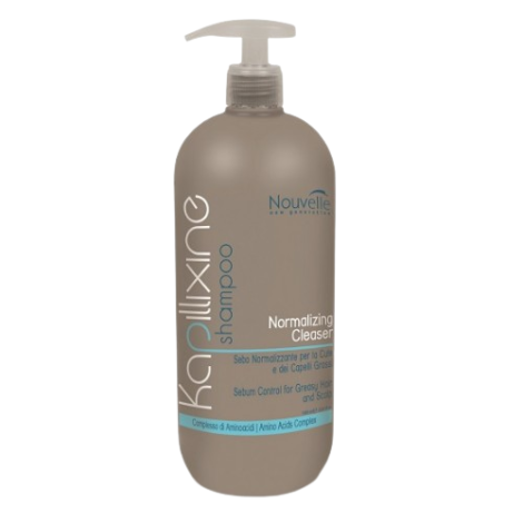 Шампунь Nouvelle Kapillixine Normalizing Cleanser для жирных волос с экстрактом крапивы 1000 мл