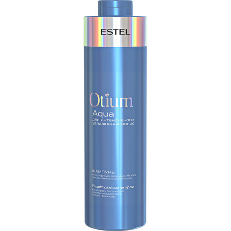 Бессульфатный шампунь для интенсивного увлажнения волос Estel Professional Otium Aqua Shampoo 1000 мл