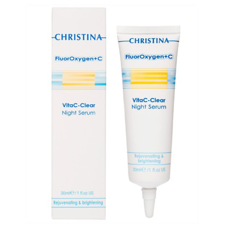 Ночная осветляющая сыворотка Christina FluorOxygen + C VitaC Clear Night Serum 30 мл