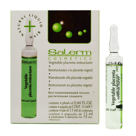 Лосьон для волос Salerm Vegetable Placenta Restructurer с растительной плацентой 13 мл