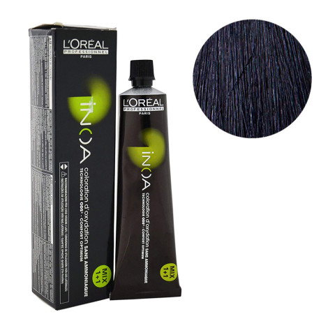 Краска для волос L'Oreal Inoa 2.10 брюнет интенсивный пепельный 60 г