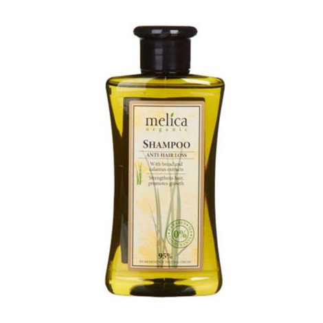 Шампунь Melica Organic против випадения волос с маслом ши и экстрактом аира 300 мл