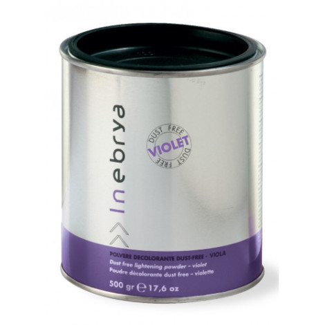 Запаска фиолетовой обесцвечивающей пудры Inebrya Dust Free Lightening Powder Violet 500 г