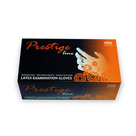 Перчатки латексные Prestige Line XS неопудренные 100 шт