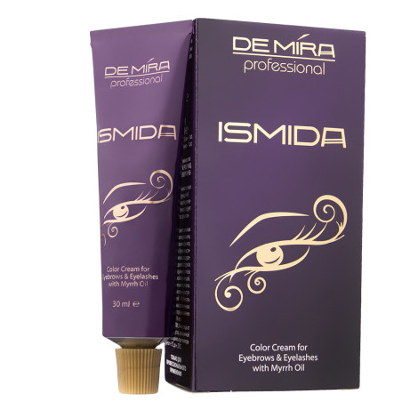 Крем-краска для бровей и ресниц DeMira Professional Коричневая 30 мл
