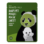 Тканевая маска для лица Holika Holika Baby Pet Magic Mask Sheet Vitality Panda Панда против темных кругов под глазами 22 мл (Фото #1)