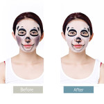 Тканевая маска для лица Holika Holika Baby Pet Magic Mask Sheet Vitality Panda Панда против темных кругов под глазами 22 мл (Фото #2)