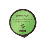Маска для лица Innisfree Capsule Recipe Pack Green Tea с экстрактом зеленого чая в капсуле 10 мл (Фото #1)