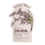 Тканевая маска для лица Tony Moly I'm Real Rice Mask Sheet отбеливающая с экстрактом риса 21 мл (Фото #1)