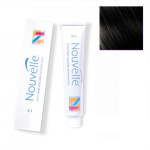 Крем-краска для волос Nouvelle Hair Color 1 черный 100 мл (Фото #1)