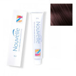 Крем-краска для волос Nouvelle Hair Color 4.62 красный матово-коричневый 100 мл (Фото #1)