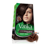 Краска для волос Dabur Vatika Naturals темно-коричневый 100 мл (Фото #2)