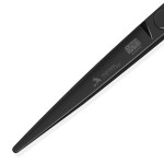 Ножницы парикмахерские Kasho Silver Black KSI-55os DLC эргономичные 5,5″ (Фото #2)