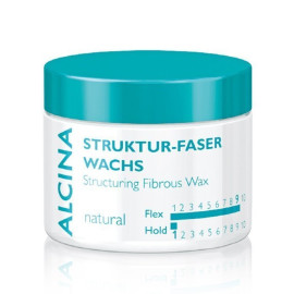 Воск волокнистый для волос Alcina Natural Struktur Faser Wachs природной фиксации 50 мл