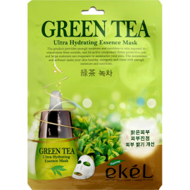 Тканевая маска Ekel с экстрактом зеленого чая для жирной и комбинированной кожи 25 мл