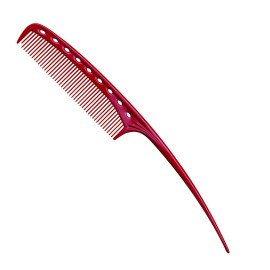 Гребень Y.S.Park YS 104 Tail Comb с хвостиком красный