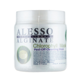 Альгинатная маска Alesso с хлорофиллом очищающая 200 г