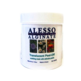Альгинатная маска Alesso полупрозрачная с нежными лепестками успокаивающая 200 г