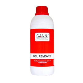 Жидкость для снятия гель-лака Canni Gel remover 500 мл